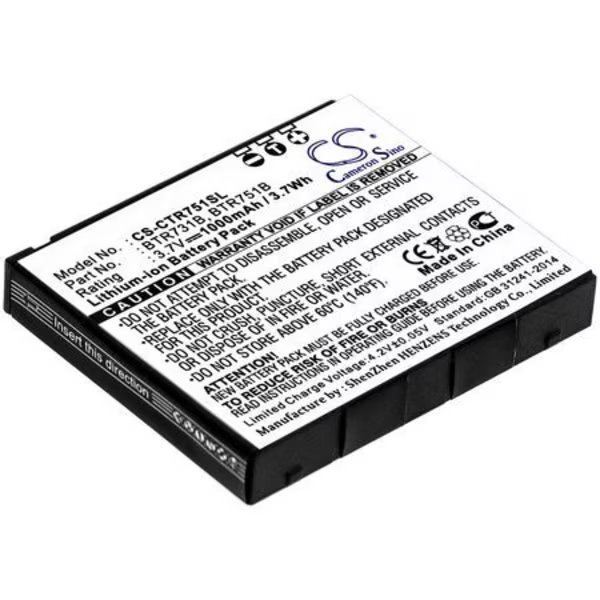 Replacement for Cameron Sino Cs-ctr751sl Battery, Ilc, Mfr#: CS-CTR751SL